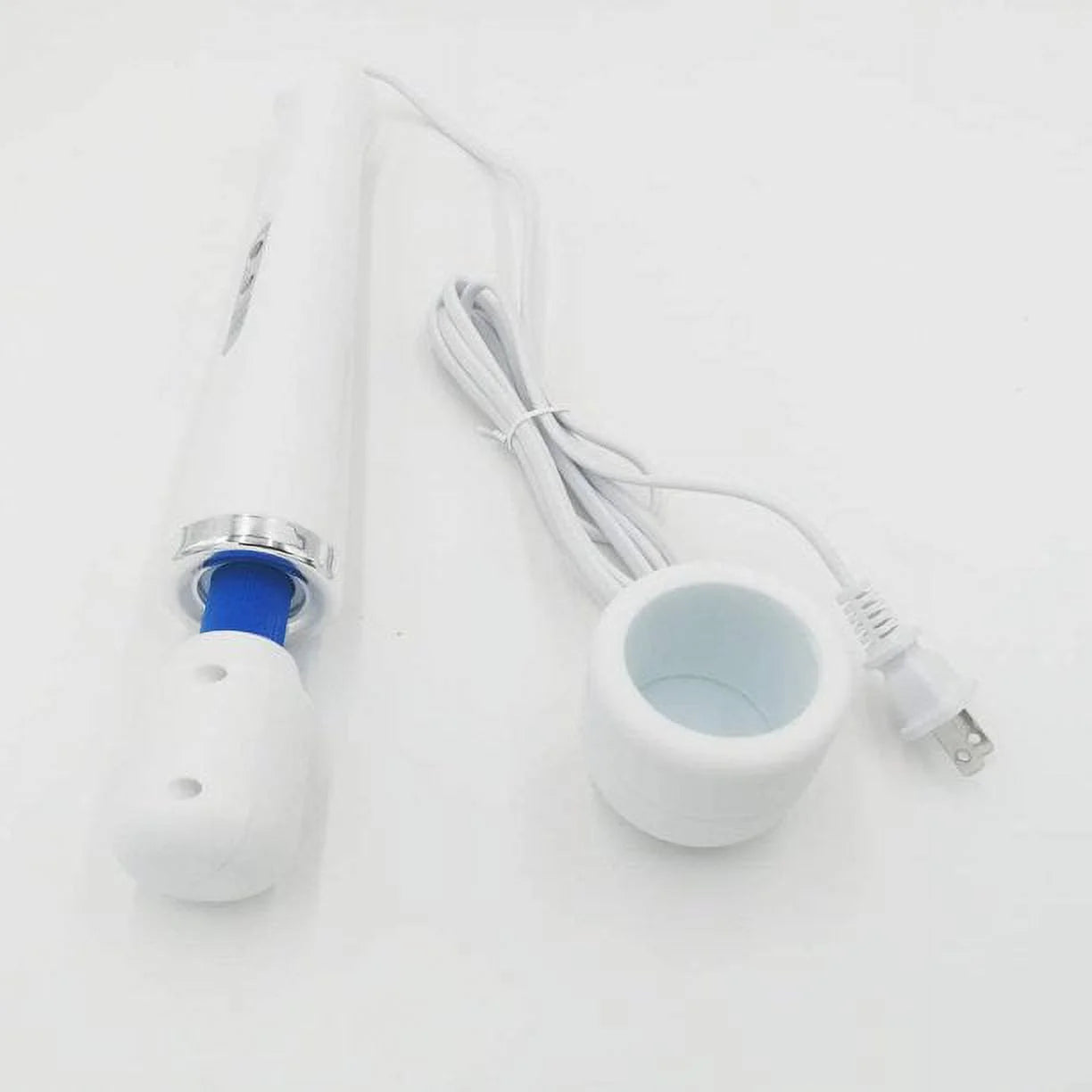 Wired Powerful Handheld Electric Back Massager,Strong Personal Vibrations Massage for Sports Recovery, Muscle Aches, Body Pain, White
